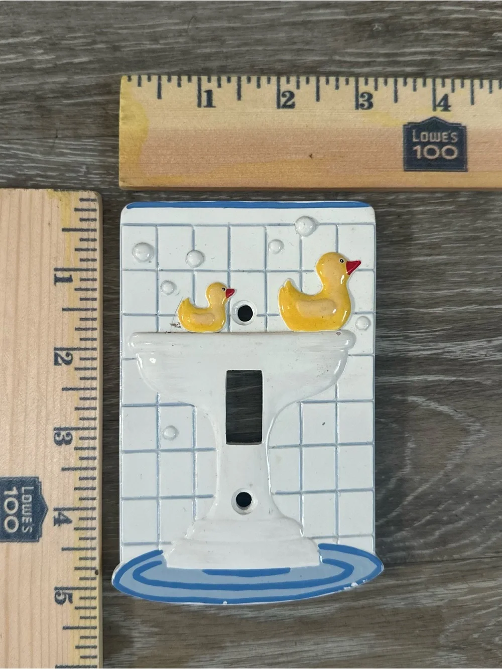Cute rubber ducky rubber duck bathroom light switch cover